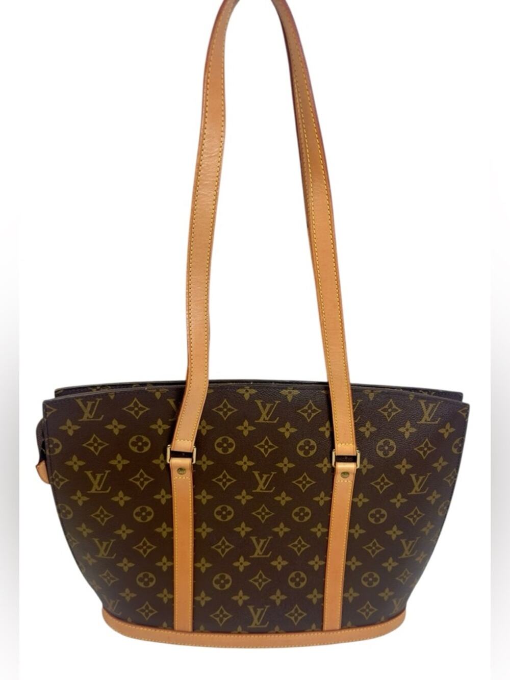 Louis Vuitton Babylone Tote Monogram Canvas Shoulder Bag Very Good Condition